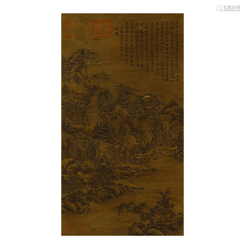 Qianlong Yubi Landscape Painting