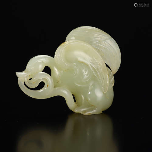 Ruyi goose ancient jade