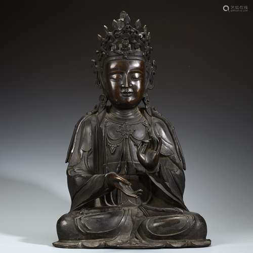 Ancient alloy copper Buddha statues