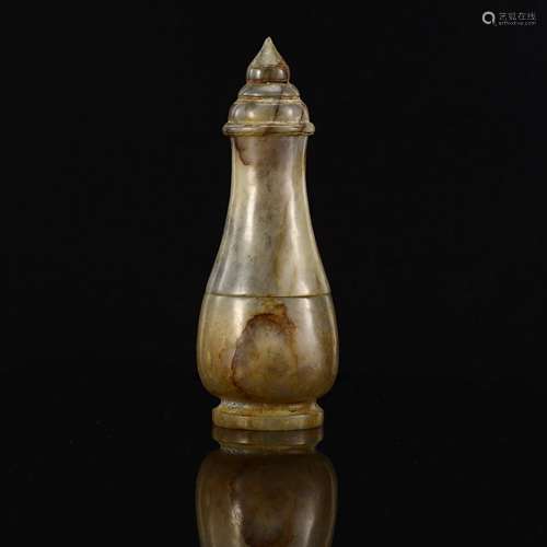 Ancient jade bottle