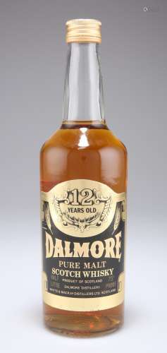 A 1980S DALMORE 12 YO HIGHLAND MALT WHISKY. (1 half bottle)