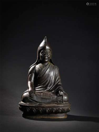 A Chinese Bronze Buddha Statue