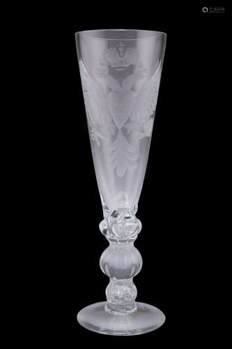 A LARGE GOBLET, CIRCA 1890, probably Bavarian or Prussian, t...