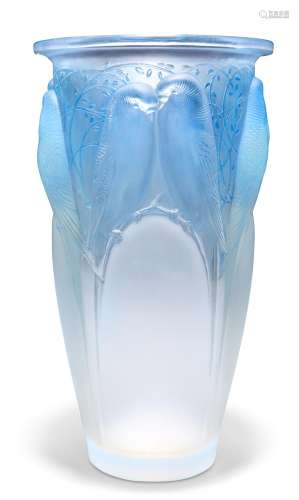 RENÃ LALIQUE (FRENCH, 1860-1945), A LARGE 'CEYLAN'...