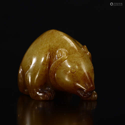 Ancient jade bear