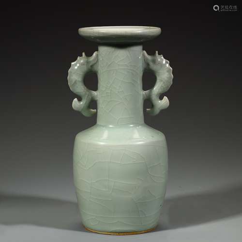 Longquan kiln dragon amphora