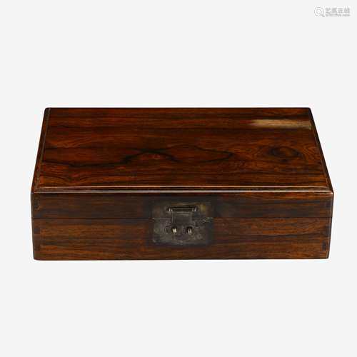 Qing Dynasty Huanghua pear wood ornament box