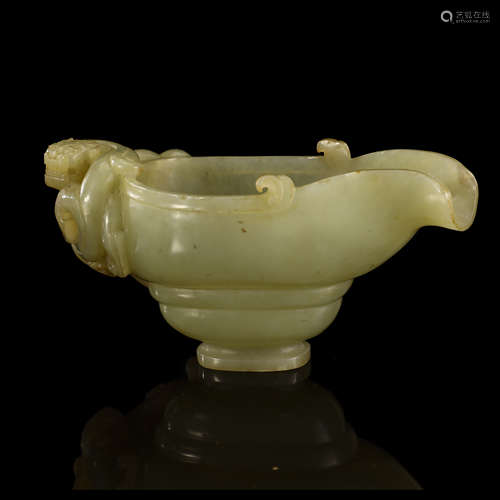 Ancient jade wine ware