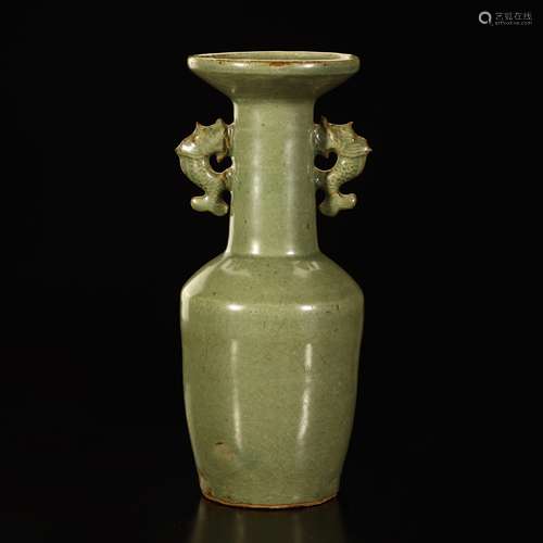 Longquan kiln dragon amphora