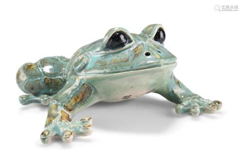 AN ART POTTERY MODEL OF A FROG, BY DAVID BURNHAM SMITH (1937...