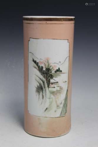 Chinese Porcelain Hat Vase