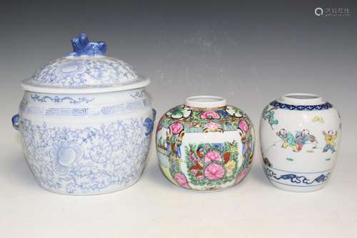 Three Asian Porcelain Jars