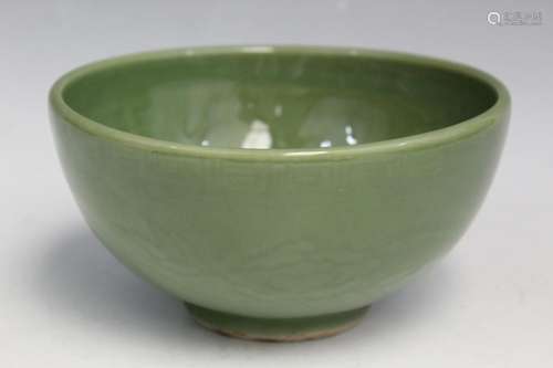 Chinese Longquan Celadon Porcelain Bowl