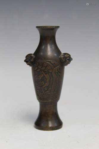 Chinese Bronze Miniature Vase