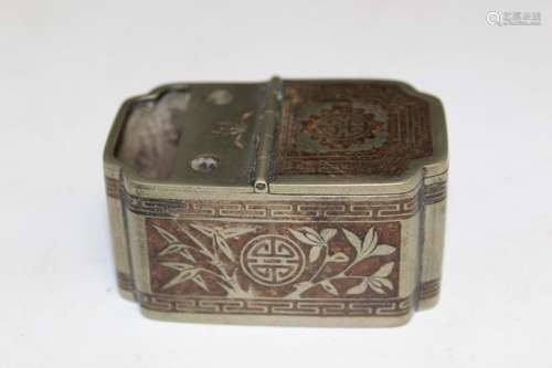 Chinese Baitong Inkwell