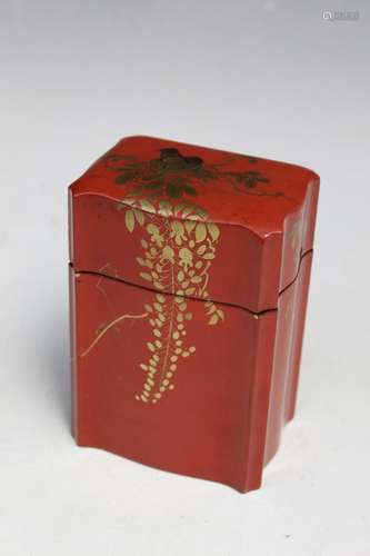 Japanese Lacquered Card Box