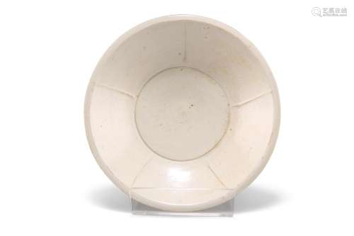 A CHINESE SONG DYNASTY-STYLE BOWL, shallow form and raised o...