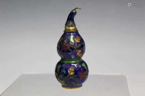 Chinese Cloisonne Snuff Bottle