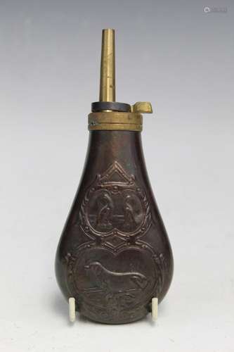 Gunpowder Flask. Italian.