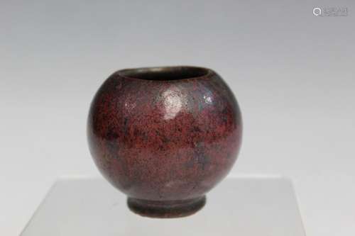 Chinese Small Brown Glaze Jar