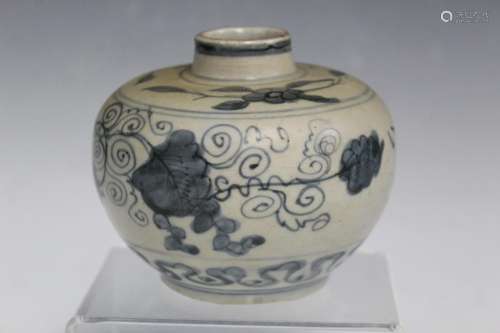 Chinese Blue and White Porcelain Jar