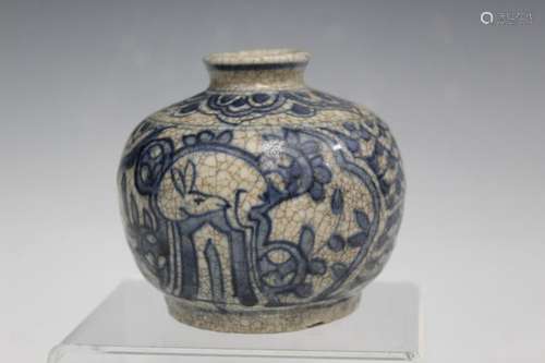 Chinese Blue and White Porcelain Jar