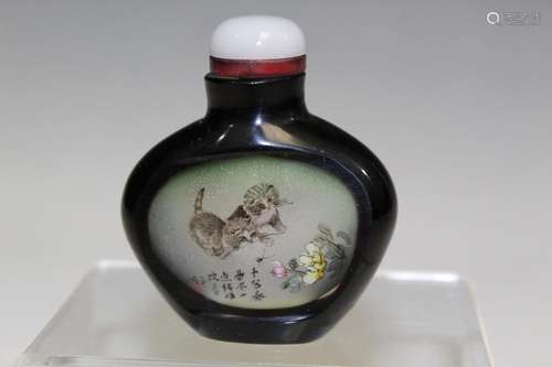 Chinese Inner Painting Glass Snuff Bottle