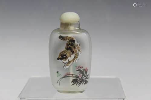 Chinese Inner Painting Glass Snuff Bottle