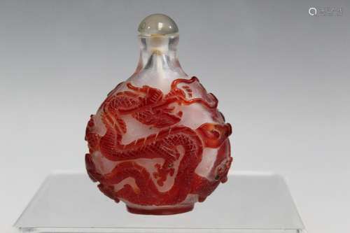 Chinese Peking Glass Snuff Bottle