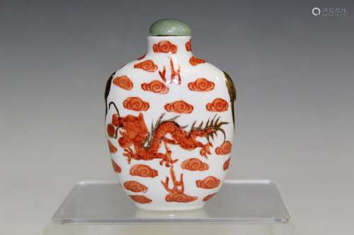 Chinese Porcelain Snuff Bottle