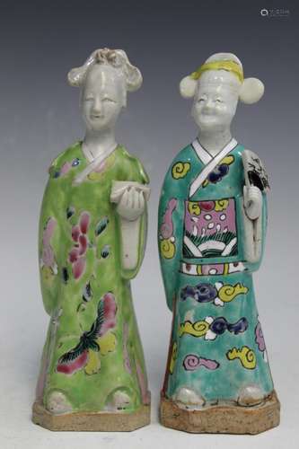 Two Chinese Porcelain Figures