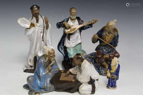 Group Lot of Chinese Porcelain Figures