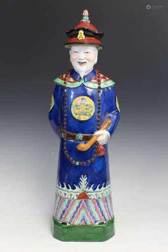 Chinese Porcelain Figure of an Court Figure