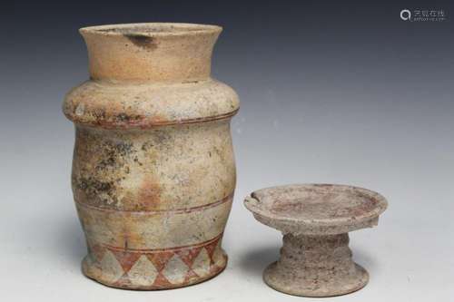 Two Chinese Pottery Items