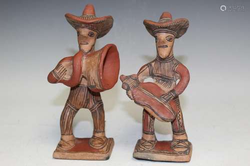 Two Mexican Pottery Figures