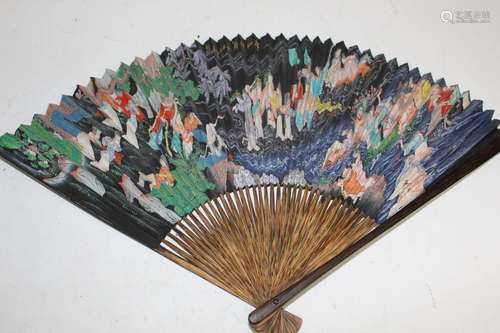 Chinese Painted Fan