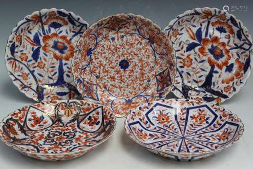 Five Ackermann & Fritze Porcelain Dishes