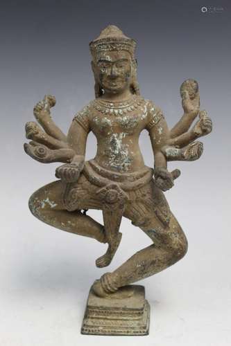 Southeastern Asian Bronze Statue