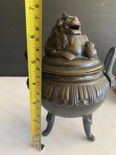 Japanese Bronze Incense Burner