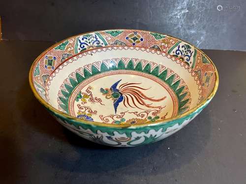 Japanese porcelain punch bowl.