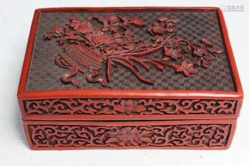 Chinese Cinnabar Box