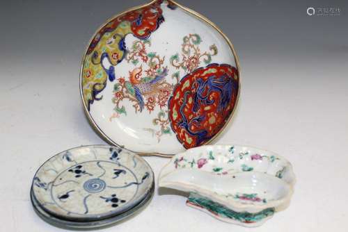 Group 4 Asian Porcelain Dishes.