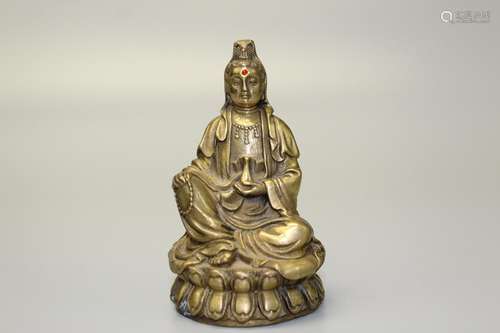 Chinese bronze Buddha statue