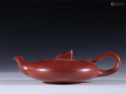 A Chinese Yixing Zisha Teapot