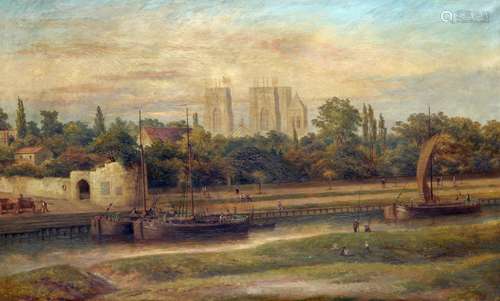 GEORGE FALL (1848-1925), "THE ESPLANADE, YORK", un...