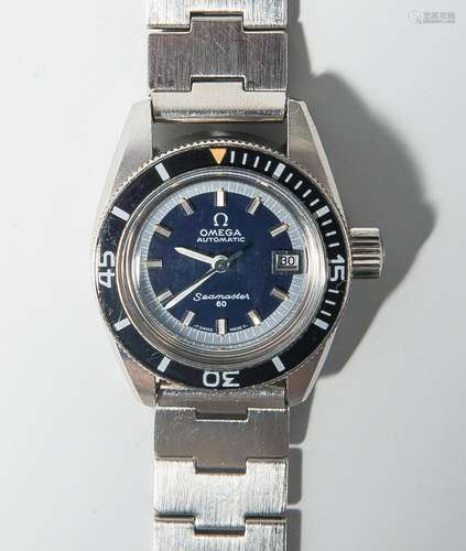 OMEGA "SEAMASTER 60 BIG CROWN", UM 1969