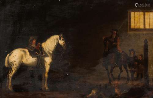 Equestrian scene