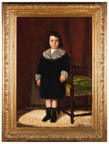 A portrait of a child