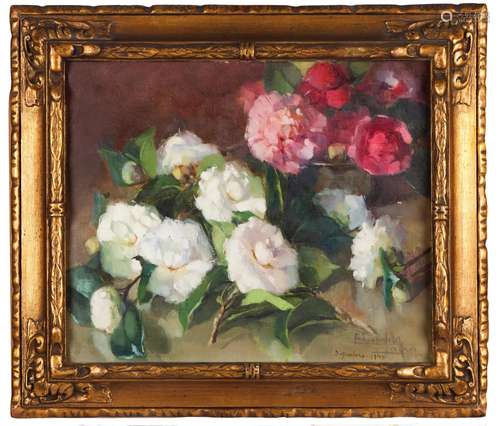 A still life with camelias