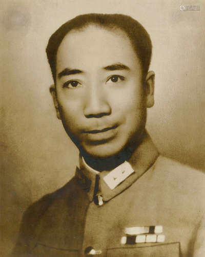 1930s 戴笠肖像 银盐纸基